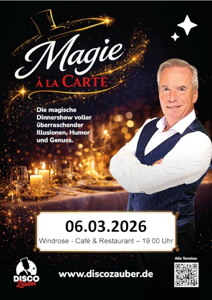 Magic-Dinner mit dem Trickser von Hackbarth - Zauberer