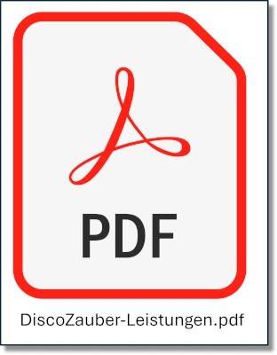 Leistungs-Broschüre DiscoZauber als .pdf